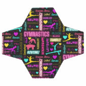 Colorful Girls Gymnastics Glossary Typografie Voetbal (Enkel)