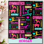 Colorful Girls Gymnastics Terms Pattern Custom Legpuzzel<br><div class="desc">Colorful Girls Gymnastics Glossary Typografie-ontwerp dat is voorzien van heldere kleuren, prachtige lettertypen, gymnast-silhouettes op de vloer, evenwichtsbalk, vault en bars. Met veel veelvoorkomende gymnastiekwoorden zal elke gymnast vertrouwd zijn. Bevat ook kleine doedelharten, bloemen en andere kleine details om dit ontwerp overal met plezier te laten doorbreken! Dit populaire ontwerp...</div>