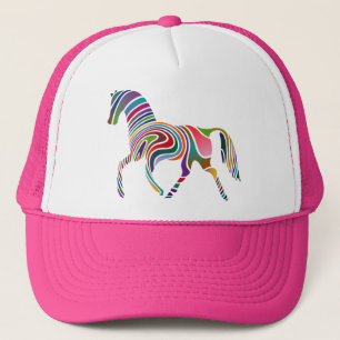 Colorful Girly Fantasy Horse Trucker Pet