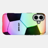 Colorful Girly Soccer | FOOTBALL Case-Mate iPhone Case (Achterkant (horizontaal))