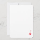 Colorful Gladiolus Flowers Feestdagenkaart (Achterkant)