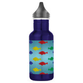 Colorful Glitter Fish Waterfles (Links)