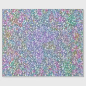 Colorful Glitter Print Cadeaupapier (Vlak)