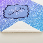 Colorful Glitter Sherpa Deken (3/4)