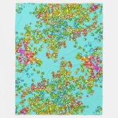 Colorful Glittery Confetti Fleece Deken (Voorkant)
