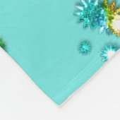 Colorful Glittery Confetti Fleece Deken (Hoek)