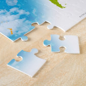 Colorful Global Map Legpuzzel (Zijkant)