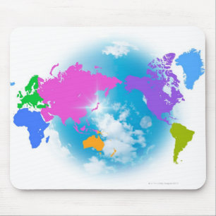 Colorful Global Map Muismat