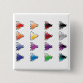 Colorful Glossy Metal Play Buttons (Voorkant)