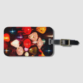 Colorful Glowing Ornate Lanterns Bagagelabel (Voorkant (horizontaal))