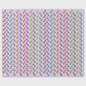 Colorful Gnomen Wrapping Paper Cadeaupapier (Vlak)