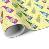 Colorful Gnomen Wrapping Paper Cadeaupapier (Rol Hoek)