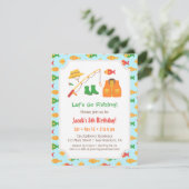 Colorful Go Vist Birthday Party uitnodigingen (Staand voorkant)