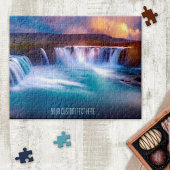 Colorful Godafoss IJsland Waterfall Puzzle Legpuzzel