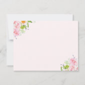 Colorful Gold Quinceañera Sla de datumkaart op Bedankkaart (Achterkant)