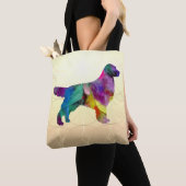 Colorful Golden Retriever Tote Bag (Dichtbij)