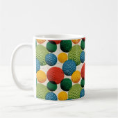 Colorful Golf Ball Pattern Koffiemok (Links)