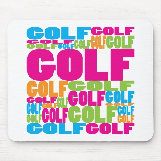 Colorful Golf Muismat (Voorkant)