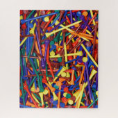 Colorful Golf T-shirt Jumble Legpuzzel (Verticaal)