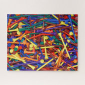 Colorful Golf T-shirt Jumble Legpuzzel (Horizontaal)