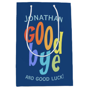 Colorful Goodbye en Good Luck Medium Cadeauzakje