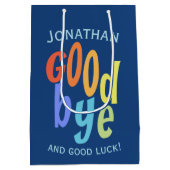 Colorful Goodbye en Good Luck Medium Cadeauzakje (Achterkant)