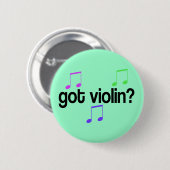 Colorful got Violin Music Button (Voorkant /achterkant)