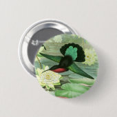 Colorful Gould Hummingbird Round Button Pin (Voorkant /achterkant)