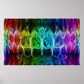 Colorful Gradient Perfect Smile Dentist Poster (Voorkant)