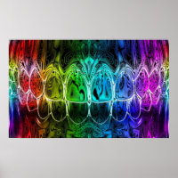 Colorful Gradient Perfect Smile Dentist Poster