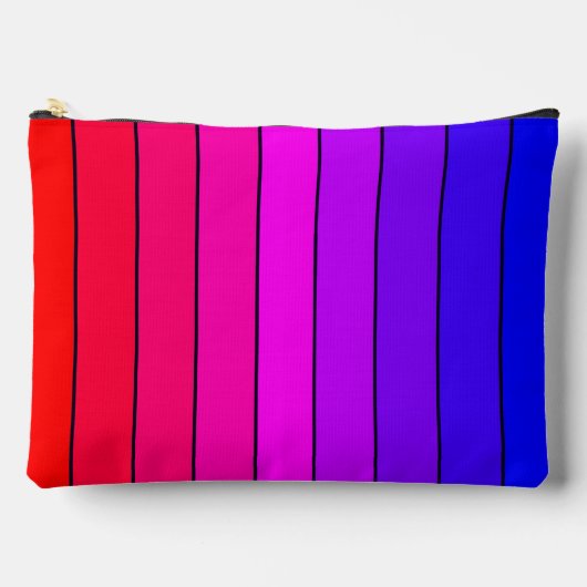 Colorful Gradient Stripes Etui (Voorkant)