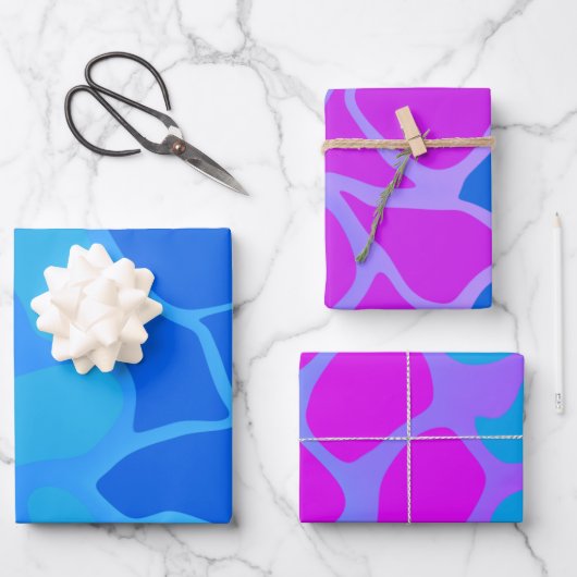 Colorful Gradients Wrapping Paper Set (Voorkant)