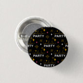 Colorful Graduation Party Paper  Ronde Button 3,2 Cm (Voorkant /achterkant)