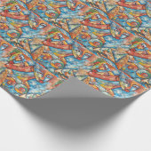 Colorful Graffiti Art Cadeaupapier (Hoek)