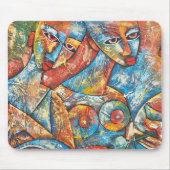 Colorful Graffiti Art Muismat (Voorkant)