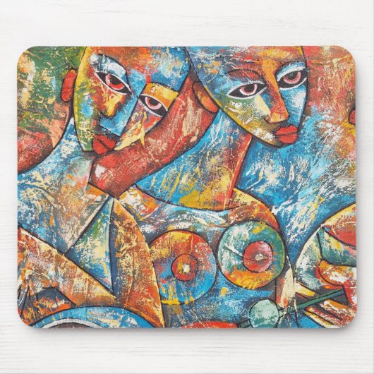 Colorful Graffiti Art Muismat (Voorkant)