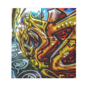 Colorful Graffiti Art Notitieblok