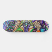 Colorful Graffiti Art Persoonlijk Skateboard (Horizontaal)