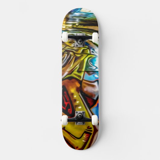 Colorful Graffiti Art Persoonlijk Skateboard (Voorkant)