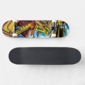 Colorful Graffiti Art Persoonlijk Skateboard (Horizontaal)