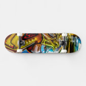 Colorful Graffiti Art Persoonlijk Skateboard (Horizontaal)