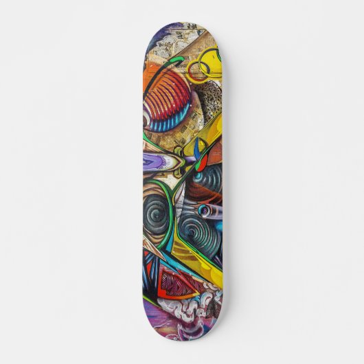 Colorful Graffiti Art Persoonlijk Skateboard (Voorkant)