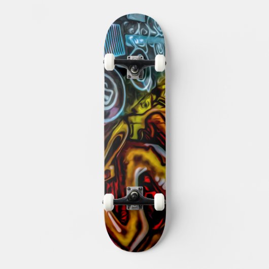 Colorful Graffiti Art Persoonlijk Skateboard (Voorkant)