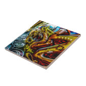 Colorful Graffiti Art Tegeltje (Zijkant)