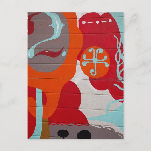 Colorful Graffiti Briefkaart (Voorkant)