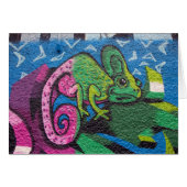 Colorful Graffiti Chameleon (Voorkant Horizontaal)
