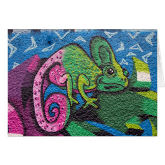 Colorful Graffiti Chameleon
