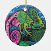 Colorful Graffiti Chameleon Keramisch Ornament (Voorkant)