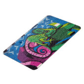 Colorful Graffiti Chameleon Magneet (Linkerzijde)