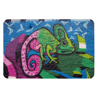 Colorful Graffiti Chameleon Magneet